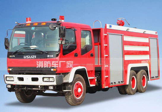 12噸慶鈴FVZ五十鈴后雙橋水罐消防車價(jià)格3
