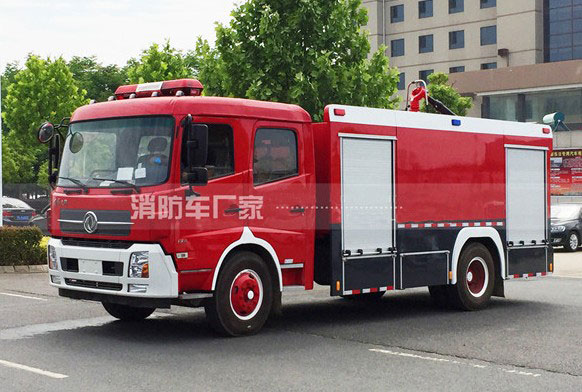 6噸東風天錦泡沫消防車價格4