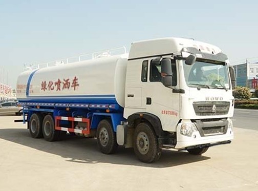 20噸灑水車視頻_重汽豪沃前四后八20噸綠化灑水車廠家價格3
