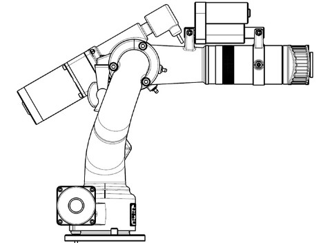 智能高壓自動電子灑水炮結構圖 智能高壓自動電子灑水炮結構圖
