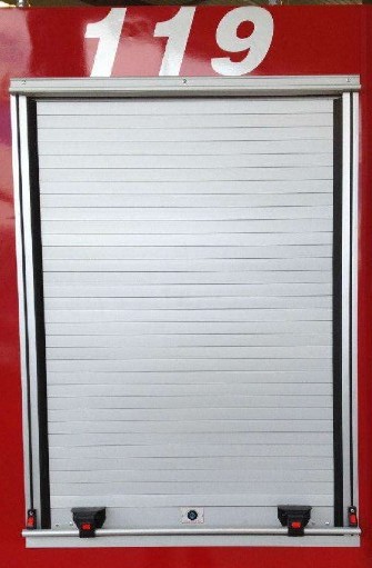 消防車(chē)鋁合金卷簾門(mén)圖片 消防車(chē)鋁合金卷簾門(mén)圖片