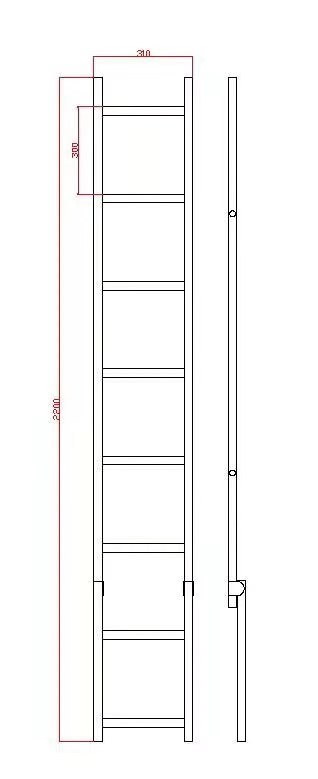 消防車(chē)折疊后爬梯尺寸圖片 消防車(chē)折疊后爬梯尺寸圖片