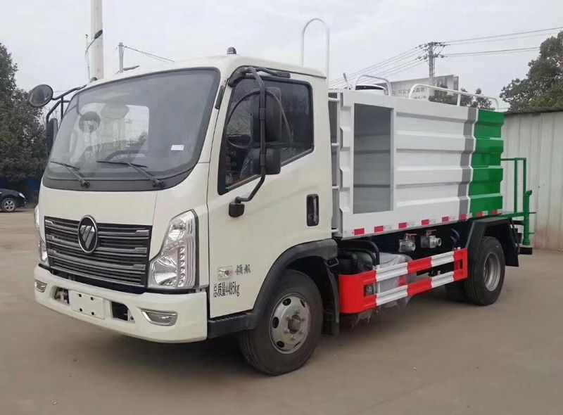 藍(lán)牌灑水車報(bào)價(jià)_國(guó)六福田時(shí)代領(lǐng)航5方藍(lán)牌抑塵車廠家價(jià)格2