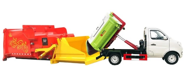 重慶長安車廂可卸式垃圾車 重慶長安車廂可卸式垃圾車