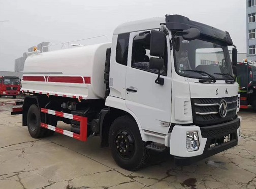 12噸灑水車包月多少錢一個月_國六12方東風隨專D17綠化灑水車廠家價格4