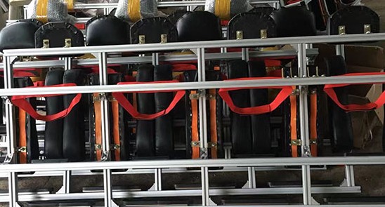 消防車呼吸器架_消防車空氣呼吸靠背底座支架_消防車空呼支架底座-消防車配件3