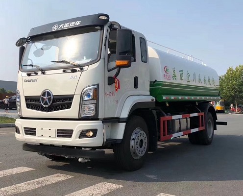 15噸灑水車多長_大運致勝15方綠化灑水車廠家價格2