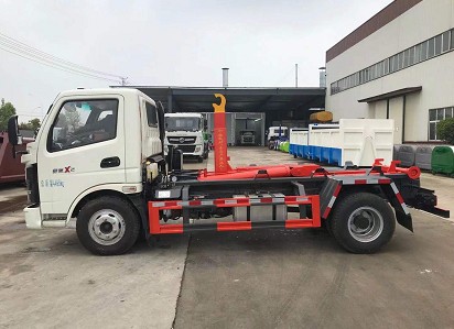 國六飛蝶奧馳藍牌勾臂垃圾車圖片 國六飛蝶奧馳藍牌勾臂垃圾車圖片