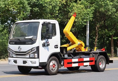 國六東風(fēng)多利卡藍(lán)牌勾臂垃圾車圖片 國六東風(fēng)多利卡藍(lán)牌勾臂垃圾車圖片