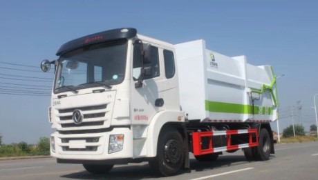 國六東風(fēng)錦程前頂加長型對接垃圾車 國六東風(fēng)錦程前頂加長型對接垃圾車