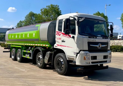 國六東風D3V前四后八灑水車_東風前四后八29.5方灑水車4