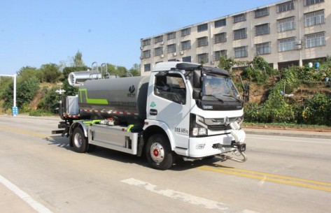 東風凱普特5方純電動灑水車_CLT5080GPSEQBEV型純電動綠化噴灑車2